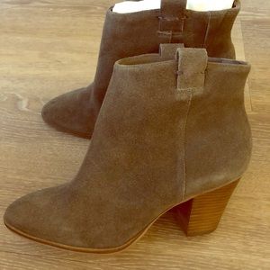 Never worn before tan JCrew booties.
